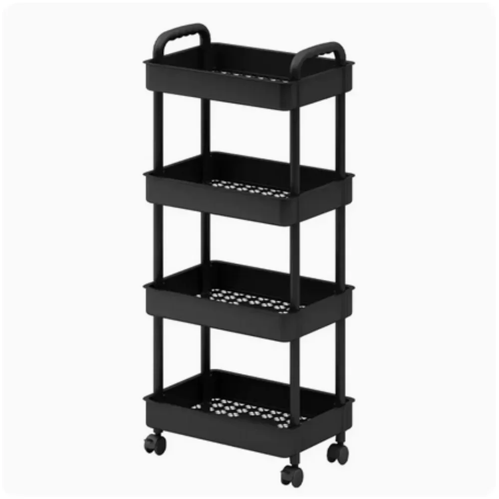 Storage rack, small trolley, floor to floor bathroom, beauty car, multi-layer storage rack, storage rack