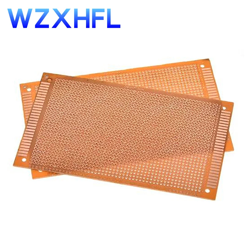2PCS 9x15 9*15cm Single Side Prototype PCB Universal Board Experimental Bakelite Copper Plate Circuirt Board yellow