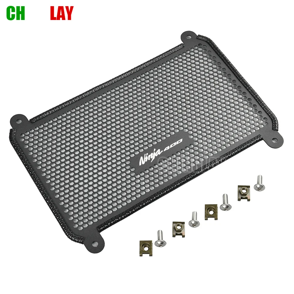 Motorcycle Radiator Grille Guard Fit with Kawasaki Z400 2019-2025 Ninja400 2018-2025 Radiator Protective Cover Accessories