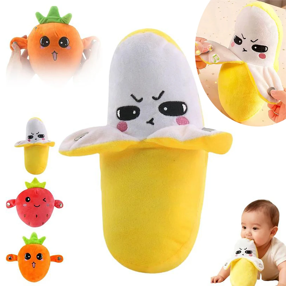 Musical Plush Toys For Babies 6-12 Months Stimulates Auditory & Visual Sensory Development. Cozy Nurserys Room Decoration