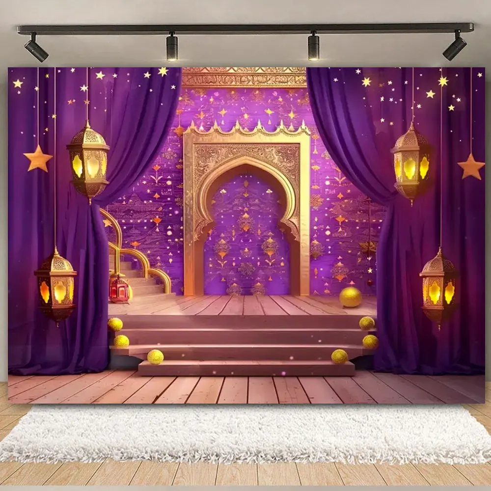 MEHOFOND 2,1 x 1,5 m achtergrond voor fotografie, Marokkaanse prinses, goud, glitter, portret, foto, achtergrond, taart, smash, feestdecoratie, banner, studio-rekwisieten