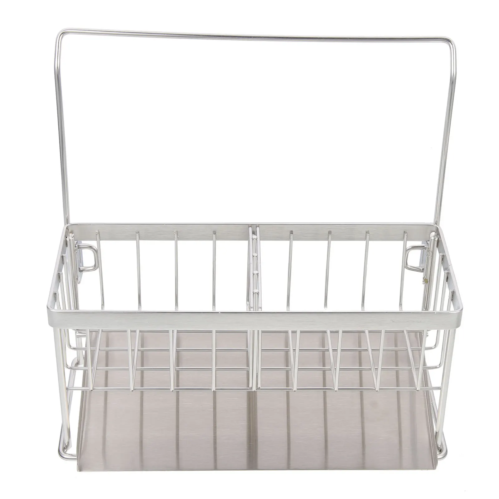 

Large Kitchen Sink Organizer with Drain Design Holds Sponge Brush Soap and Dish Countertop Clean Kitchen Sponge Rack