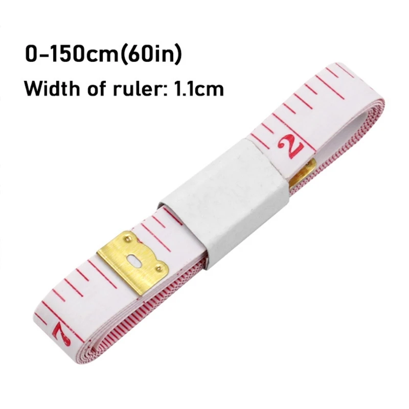 Soft Tape Measure Double Scale Body Measuring Tape Sewing Ruler Fashion Tape Fabric Tape Measure with Double Reading M4YD