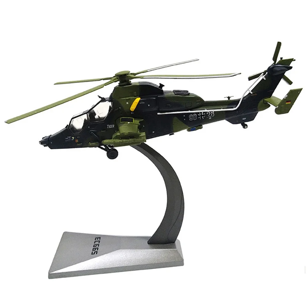 

1/72 Alloy Eurocopter Tiger Helicopter EC-665 Military Aircraft Fighter EC665 Model Toy for Collection Decoration