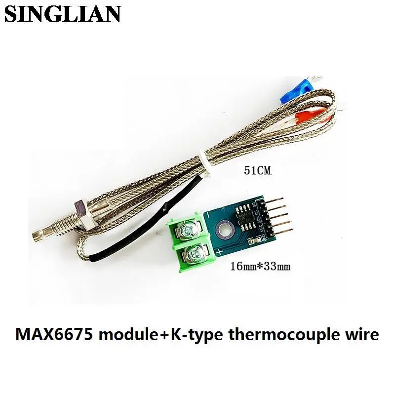 MAX6675 Module+K-type Thermocouple Wire Temperature Sensor Maximum Temperature Can Be Measured To 1024 Degrees