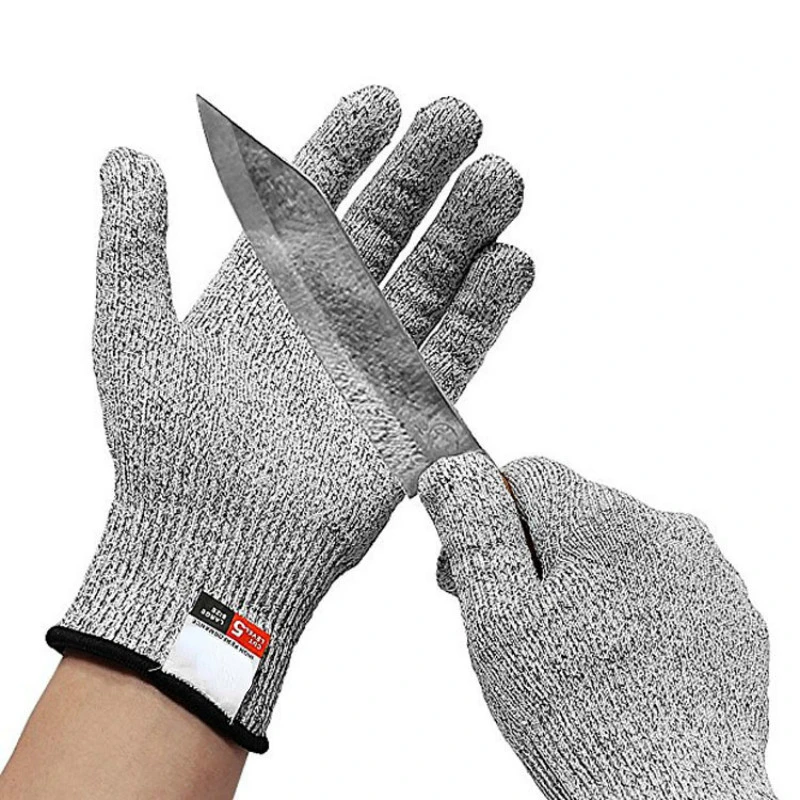 

1 Pair High-strength Anti-Cutting Glove Work Kitchen Safety Cut-Resistant Gloves Level 5 HPPE Cut Proof Stab Resistant Gloves