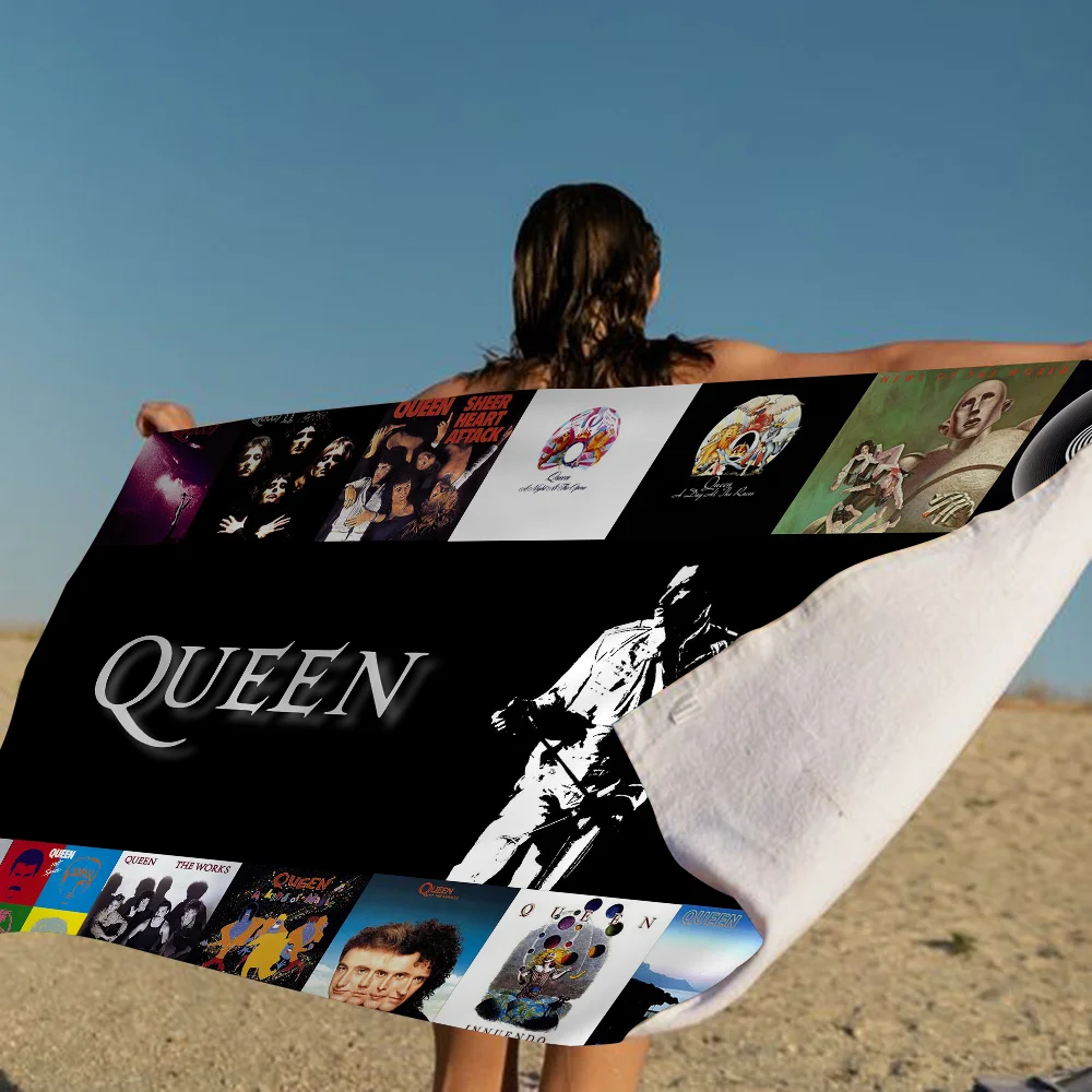 Freddie Mercury Queen Band Towel Microfiber Beach Towel Absorbent Quick dry Soft Yoga Swimming Resort Mountain Climbing Towel