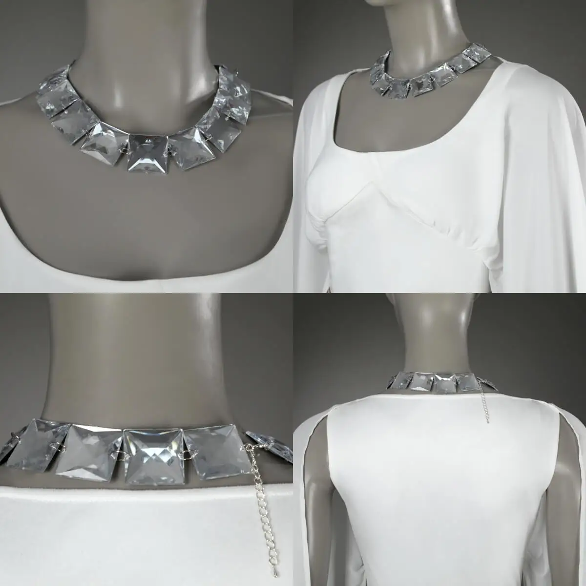 Princess Leia Cosplay Costume Star Women's Movie Wars A New Hope Halloween Fancy Dress White Robe Gown Belt Party Comic-con Gift - view 6
