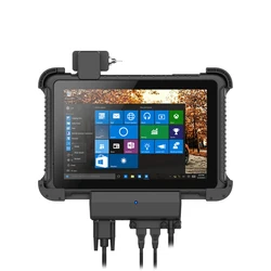 Uchwyt samochodowy rolnictwa elektryczne podnoszenie szyb 11 Tablet 10 Cal 8GB 128GB GPS Tablet z gumowaną obudową