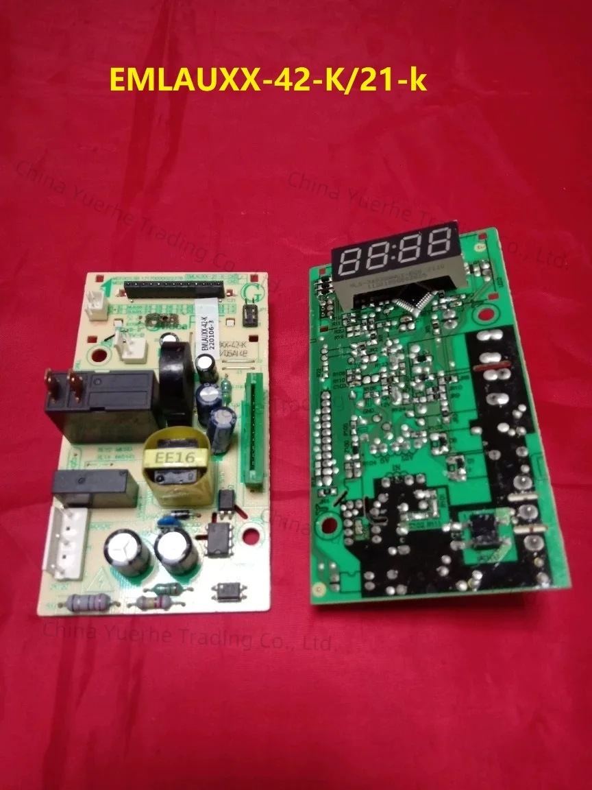 Midea M1-L213C Black Microwave Oven PM2001 Motherboard Computer Board EMLAUXX-42-K  EMLAUXX-21-k-CKD
