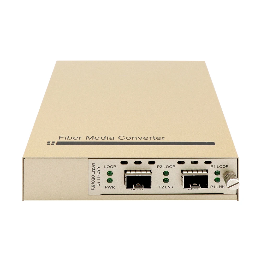 Long-Haul Signal 3R Repeating AC220V Unmanaged 10G OEO Fiber Media Converter