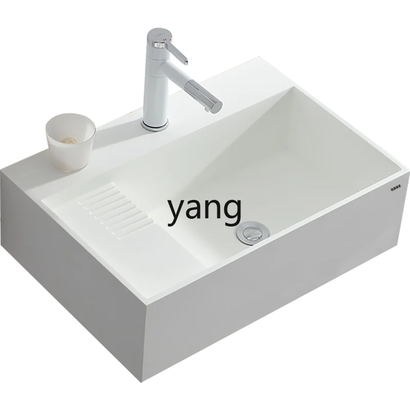 

XYY wall-mounted stone wash basin small apartment bathroom wash table face table
