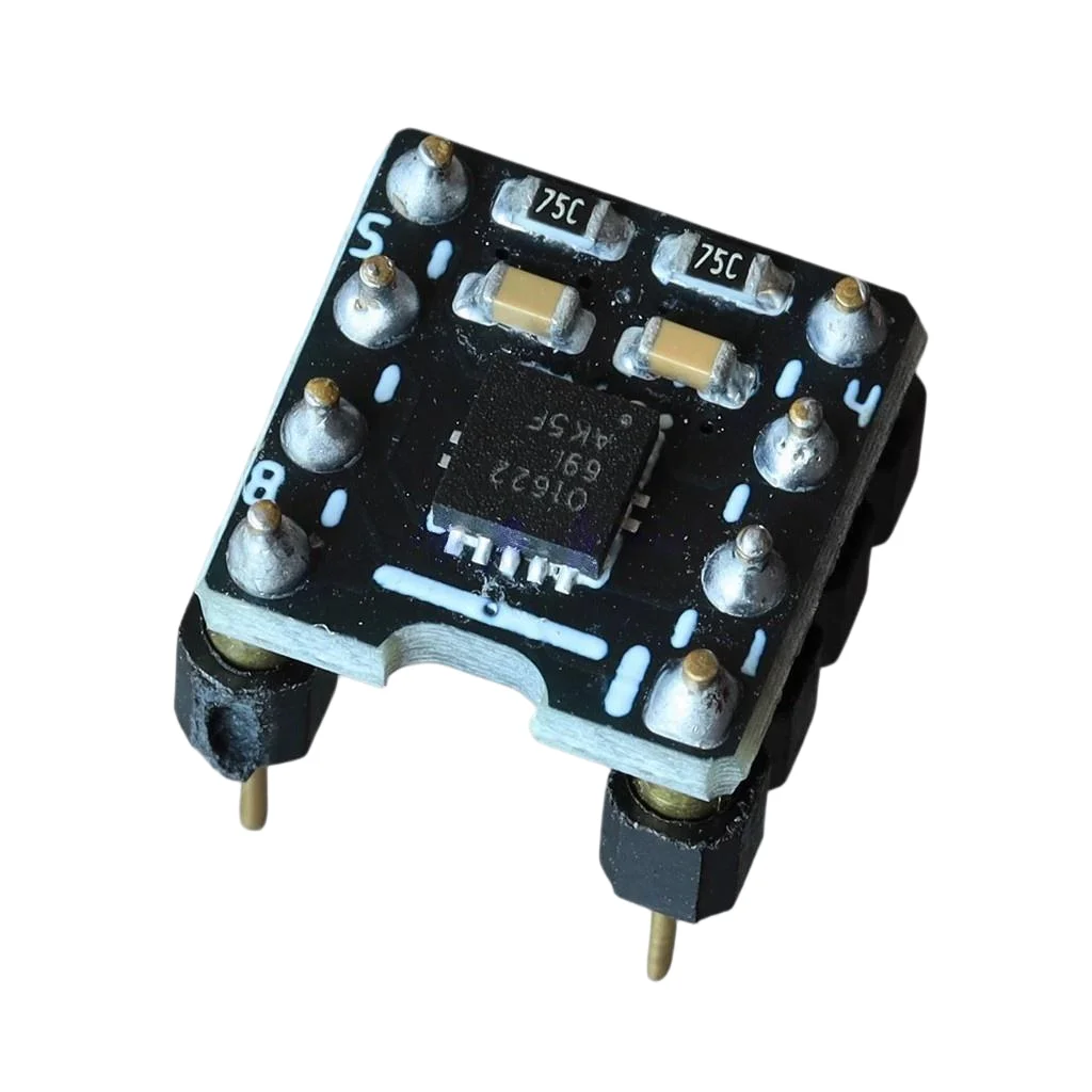 OPA1622 Hi-Fi Audio Op-Amp Module, SON-8 to DIP-8 Adapter, 145mA  Low Distortion, Low Noise, Bipolar Input