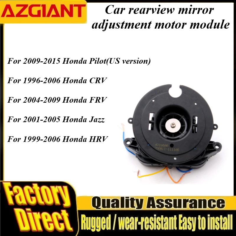 

Azgiant Car Exterior Side View Power Mirror Glass module original For Honda Pilot CRV FRV Jazz HRV Auto Replacement Parts