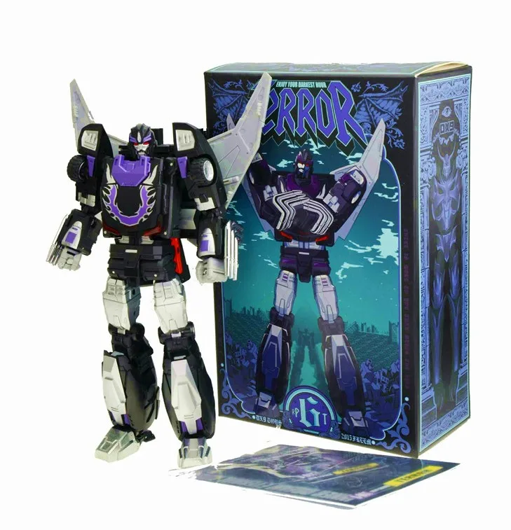 

New DX9 toys Transformation Toy D06T Terror Black Figure In Stock