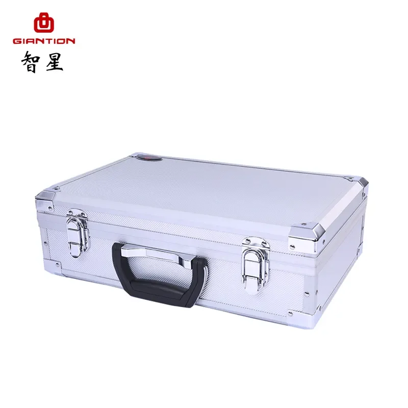 Customizable-Zhixing GIANTION aluminum alloy portable lock box, precision instrument safe deposit box, custom toolbox