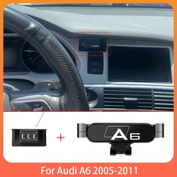 Phone Holde Car For Audi A6 S6 C6 2005 - 2011 Mobile Support Special Fixed Bracket GPS Base Mount Stand Interior Accessories