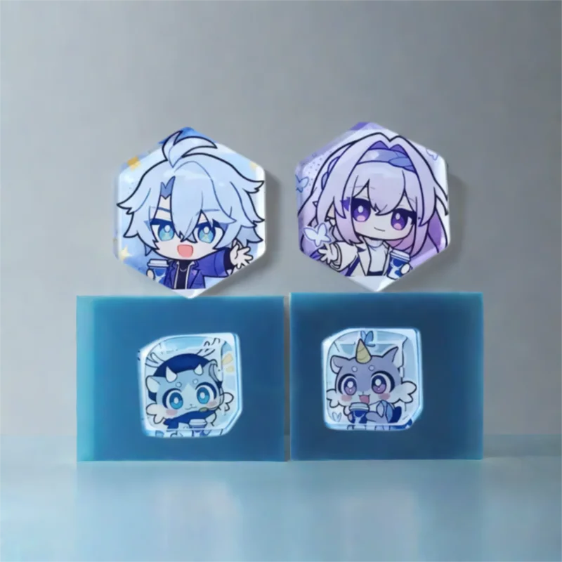 

Игра Honkai Star Rail Khaslana Castorice магнит на холодильник Коллекционный персонаж мультфильма аниме магниты на холодильник для домашнего декора