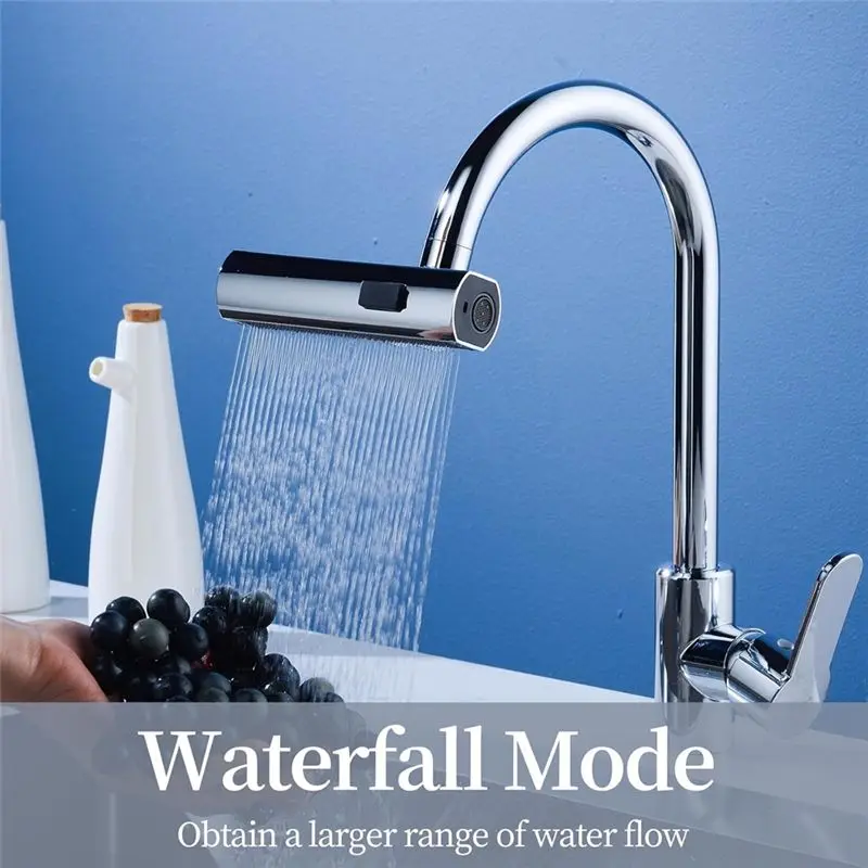 Promotion!Kitchen Faucets Withpull Down Sprayer Kitchen Sink Faucet 3 Mode Splash-Proof Nozzle Sink