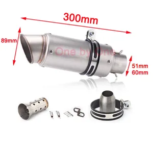 Universal Motorcycle Escape Escape Stille, Silence Steel, DB Killer, Z800, 900, Z1000, CBR600, S1000RR, MT07, MT09, 51 mm, 60 mm, 60 mm 8 Hauptverkaufstipp Escape Escape MT 07 - №2