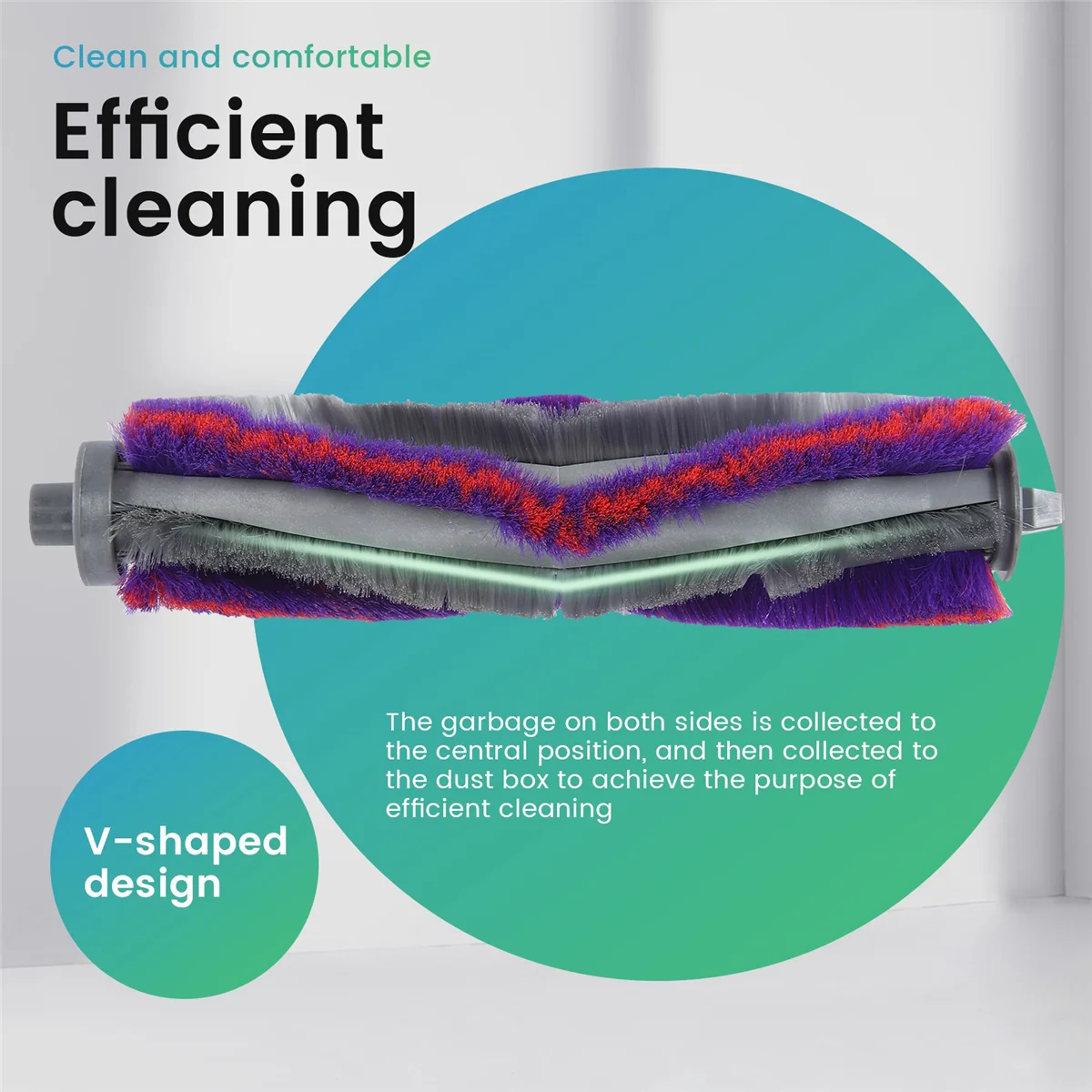 الأحدث! 9 قطعة/مجموعة فرشاة جانبية دوارة مسح استبدال مرشح لقطع غيار المكنسة الكهربائية Samsung Powerbot-E VR05R5050WK