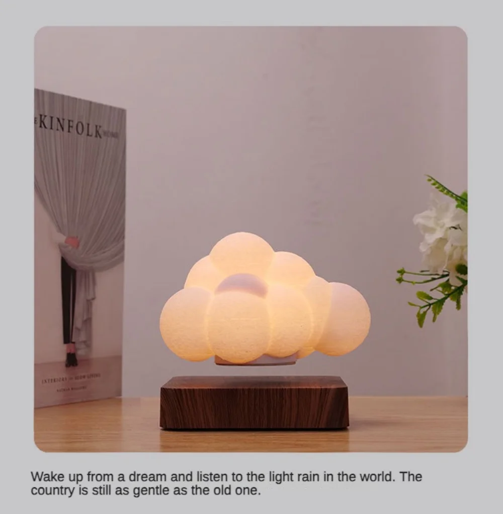 Floating Magnetic Levitation Clouds lamp for Home Décor, Innovative Tech Gadgets and Unique Gift Idea