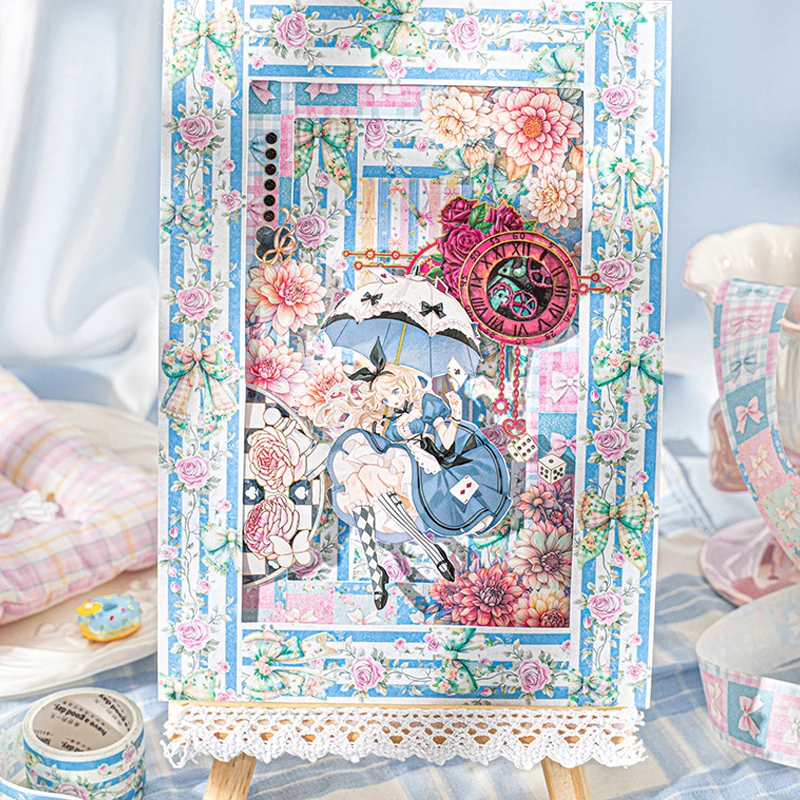 Mr.Paper kawaii أليس Dreamweaver Series Aquascape اشي الشريط لوازم مكتبية اشي أشرطة هدايا الأطفال للطلاب