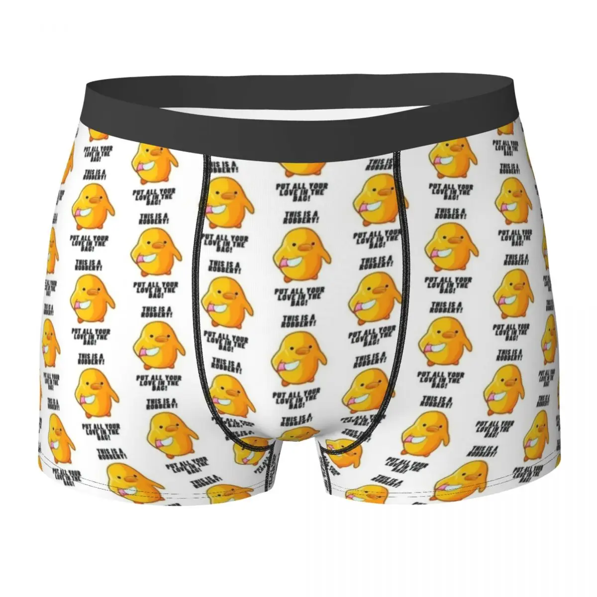 

Duck With Knife Duck You Underwear Kawaii Cartoon Duck Men's Shorts Briefs Breathable Trunk Trenky Customs Large Size Underpants