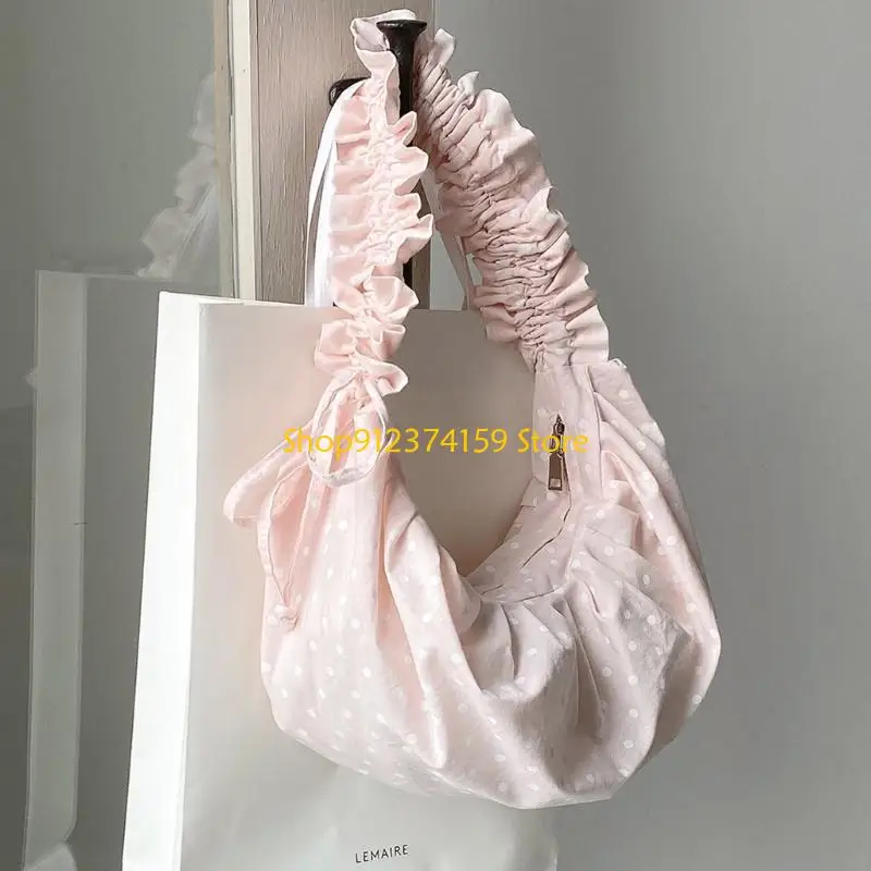 

G5AE Корейский стиль Сумка для женщин Плиссированная сумка через плечо Сумка подмышки Сумка через плечо