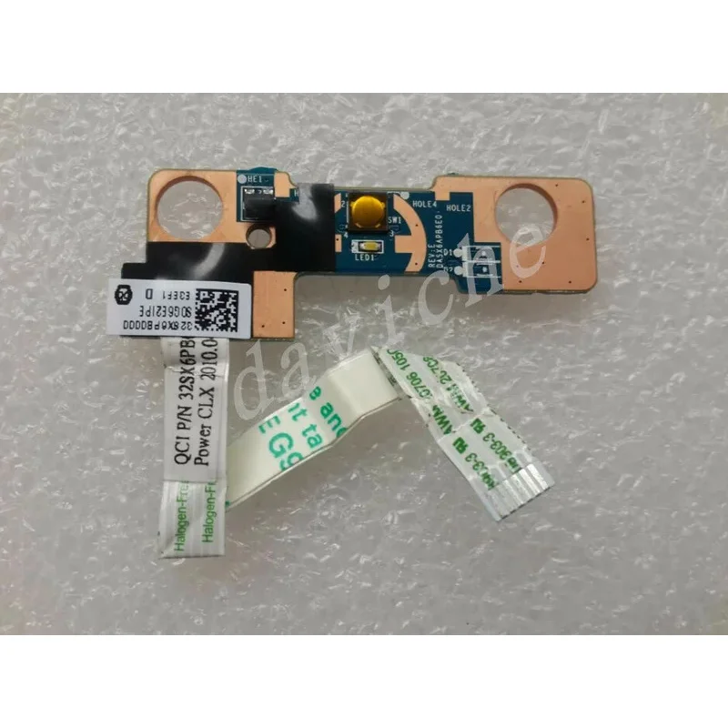 Usado para hp 4320s 4321s 4325s 4326s 4421s 4420s 4425s 4426s portátil botão de alimentação placa cabo interruptor acessórios dasx6apb6e0