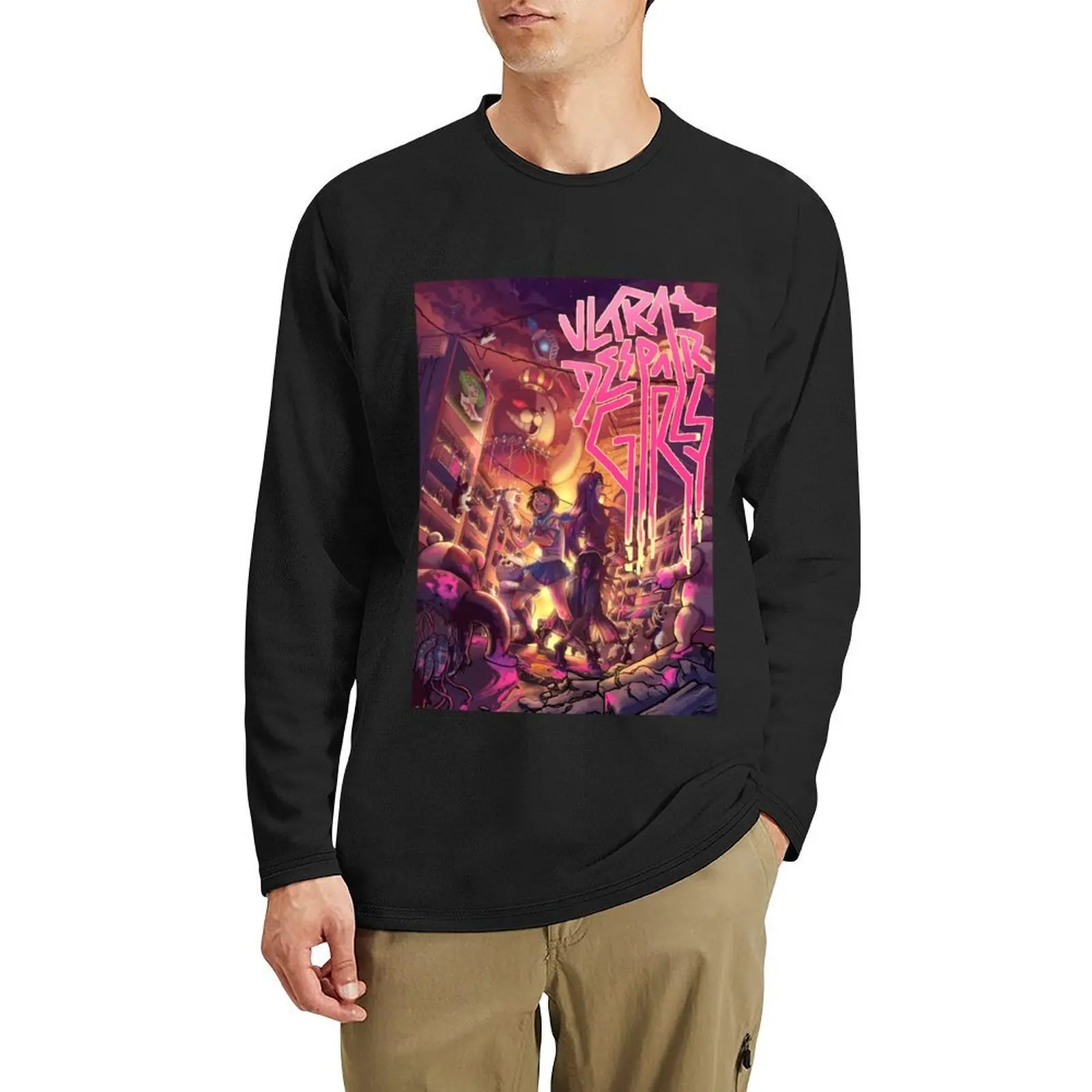 

Dangan Ronpa Ultra Despair Girls Long T-Shirt graphic t shirts korean fashion kawaii clothes graphics t shirt clothes for men