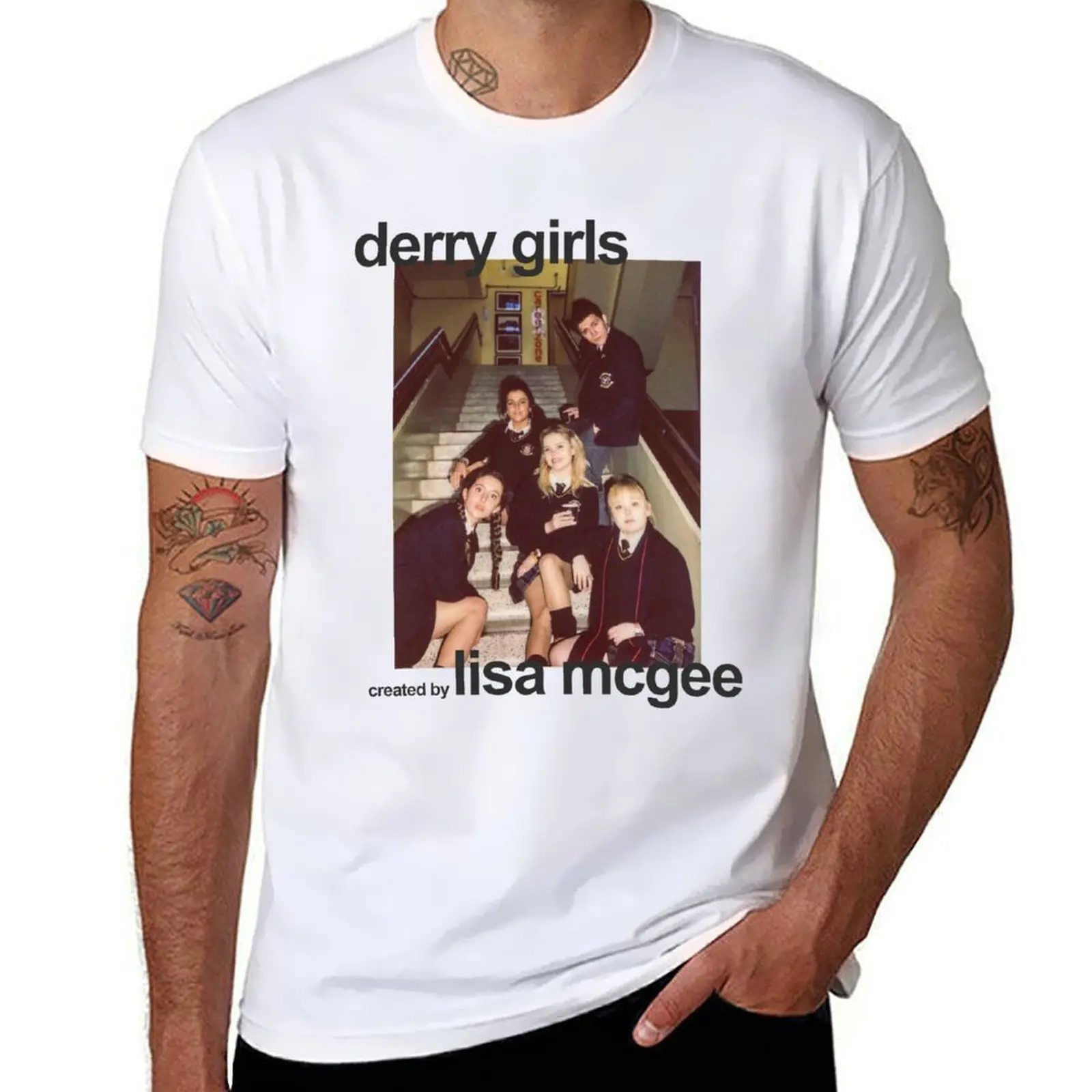 

Derry girls T-Shirt man t shirts cotton t shirt man designer T-Shirt
