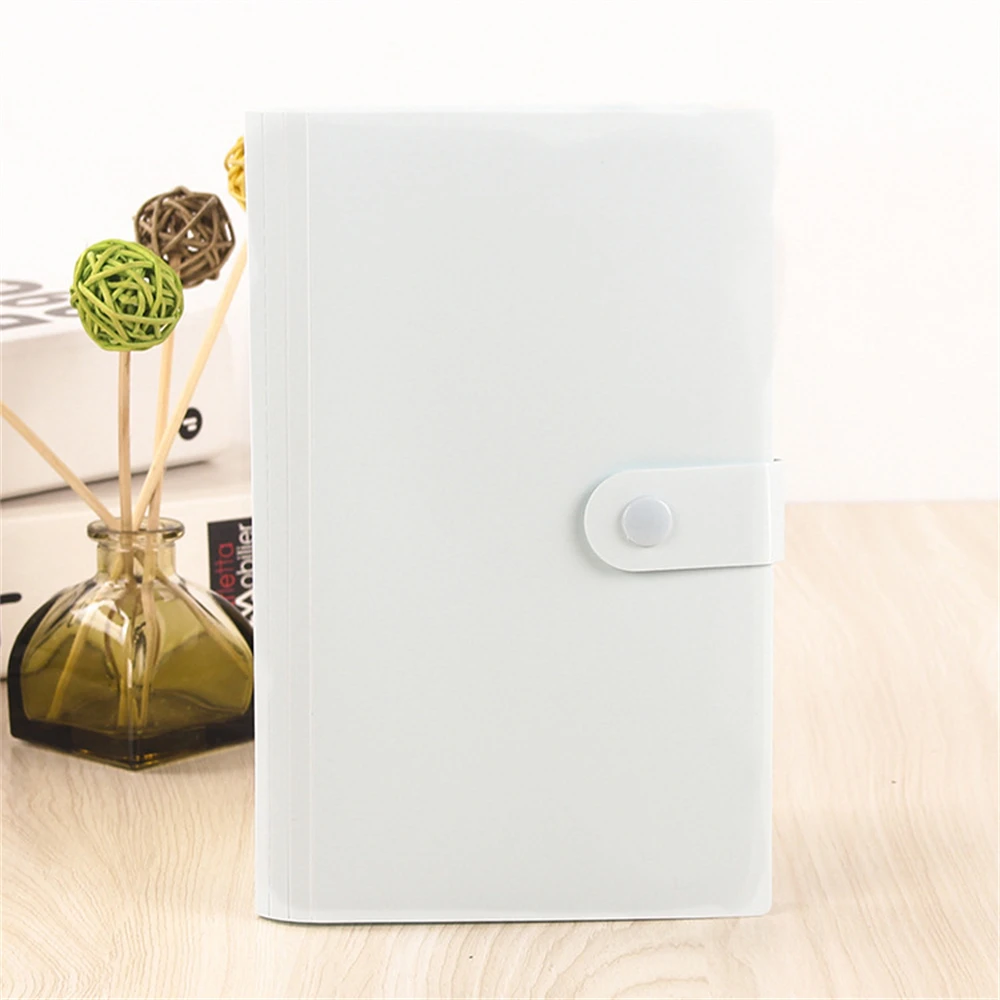 Comodo Album fotografico libro di carte fotografiche da tre pollici con fibbia libro di biglietti da visita impermeabile a prova di polvere libro di biglietti da visita a prova di caduta