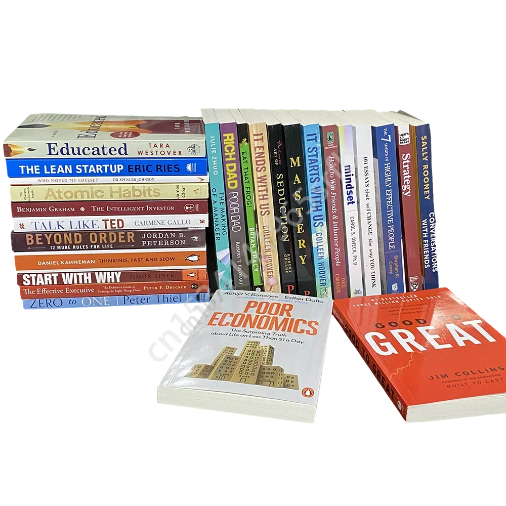 Conjunto Completo de Livros, Original Inglês, Pai Rico Pobre, Investimento, Gestão Econômica, Revisão de Negócios, Romance, 29 Livros