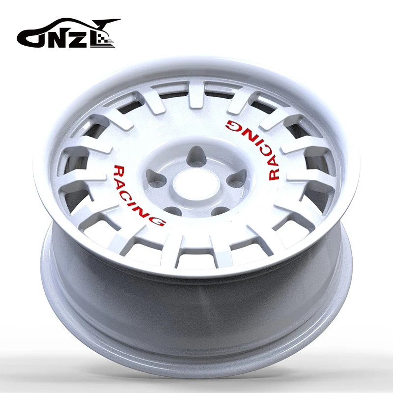 Zhenlun Two Colors Coating White Rims Aluminium Alloy Forged Wheels for 5*130 R17 Inch 5*114.3 For Racing Car