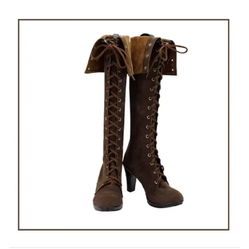 كراي DMC 4 سيدة ماري تأثيري حلي الأحذية اليدوية فو الجلود أحذية عالية الكعب #4