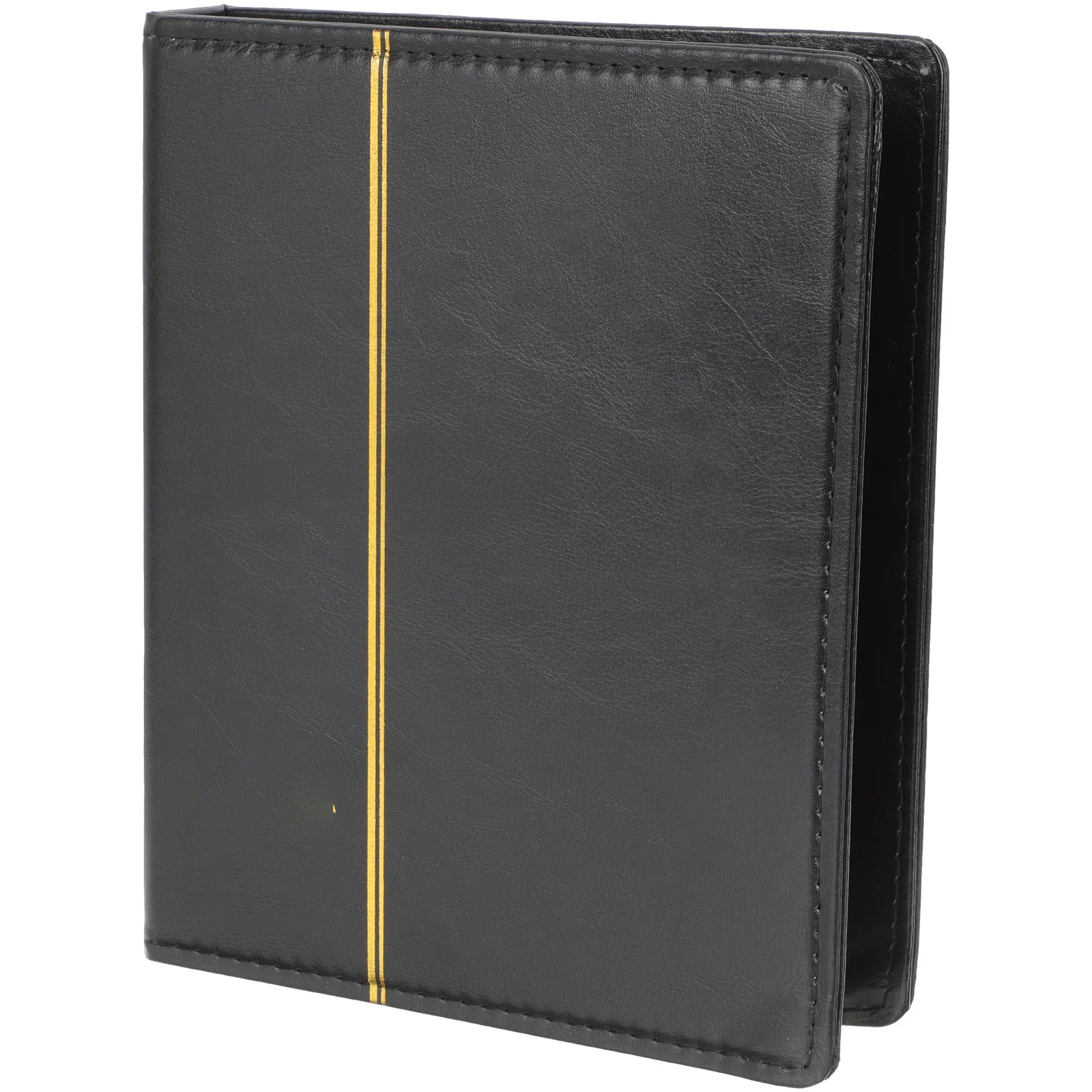 كتاب جمع الطوابع A5 صفحات شفافة حامل العملات المعدنية منظم أسود ألبوم العملات توريد الطوابع #4