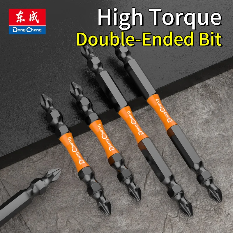 PH2 Phillips Bit Double Ended Magnetic S2 Alloy Steel Torsion Zone Impact Hex Shank Anti Rust Screwdriver Bit Power Tool Part