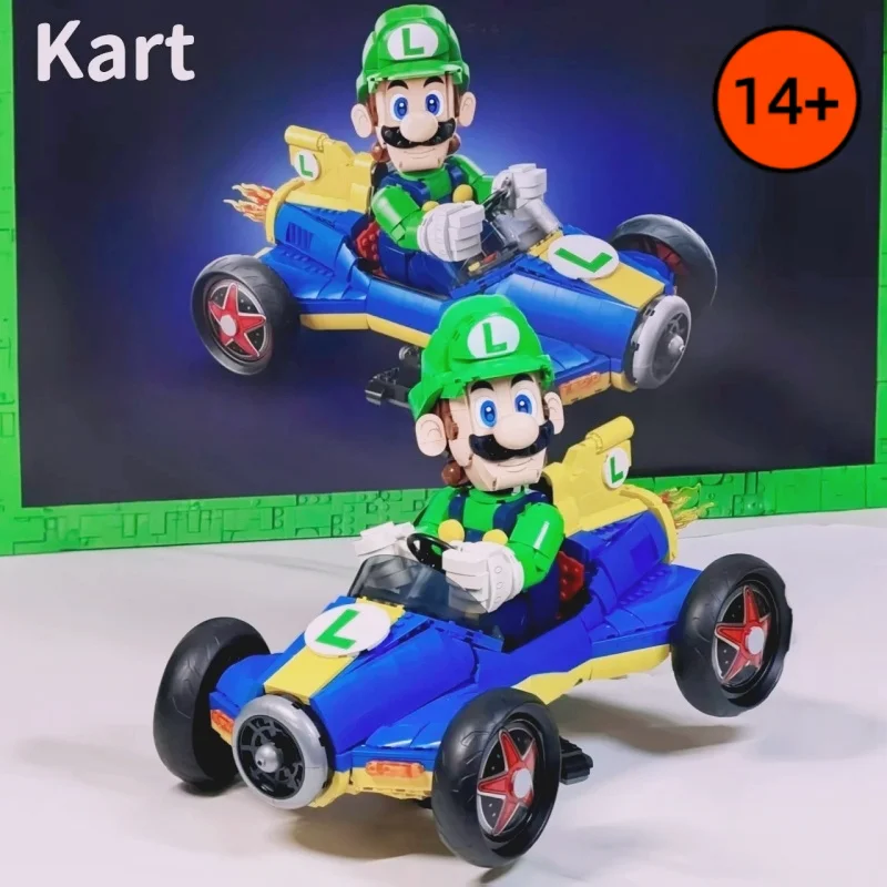 

New Racing Series Assembly Toys 72050 Game Character Kart Building Model Creative Gifts Suitable for Friend Birthday Celebration