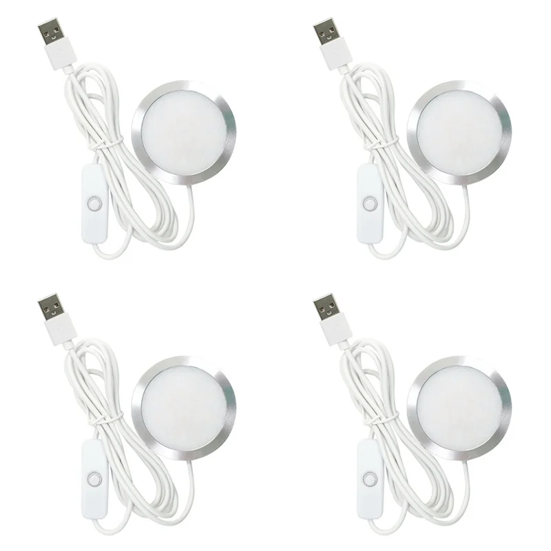 مجموعة مصابيح LED ABRS-4X: الأجهزة فقط بدون أجزاء مطبوعة ثلاثية الأبعاد، مشروع إضاءة مخصص موفر للطاقة وإضاءة ساطعة