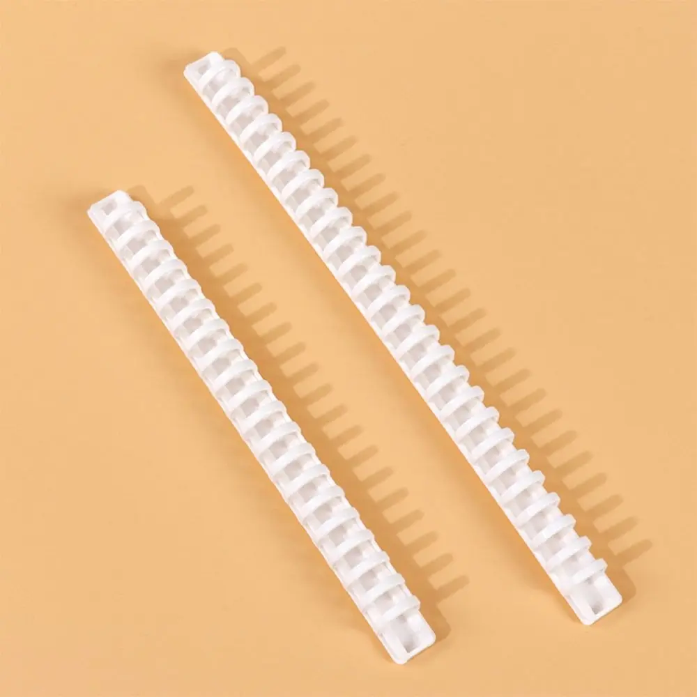 Drawing Rod Type Loose-leaf Binding Strip 20/26 Hole A5 B5 Loose-leaf Binder PP Loose-leaf Buckle DIY Book Scrapbook