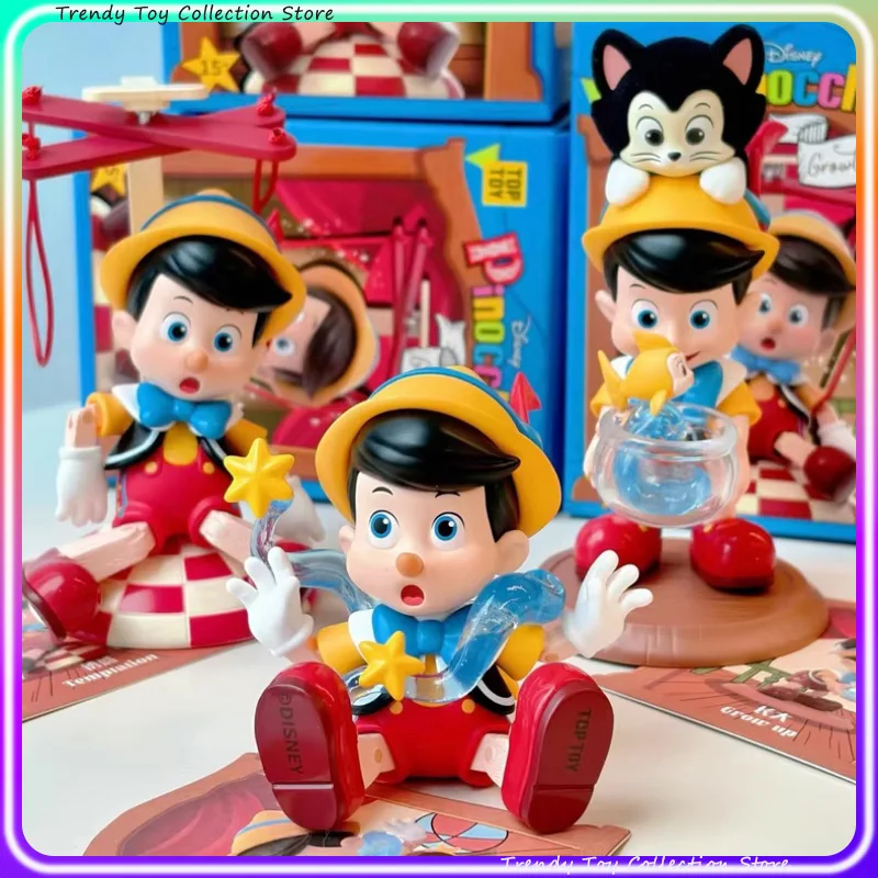 

Disney Pinocchio Growth Series Blind Box Articulated Action Figure Doll Trendy Collectible Desktop Display Mystery Box