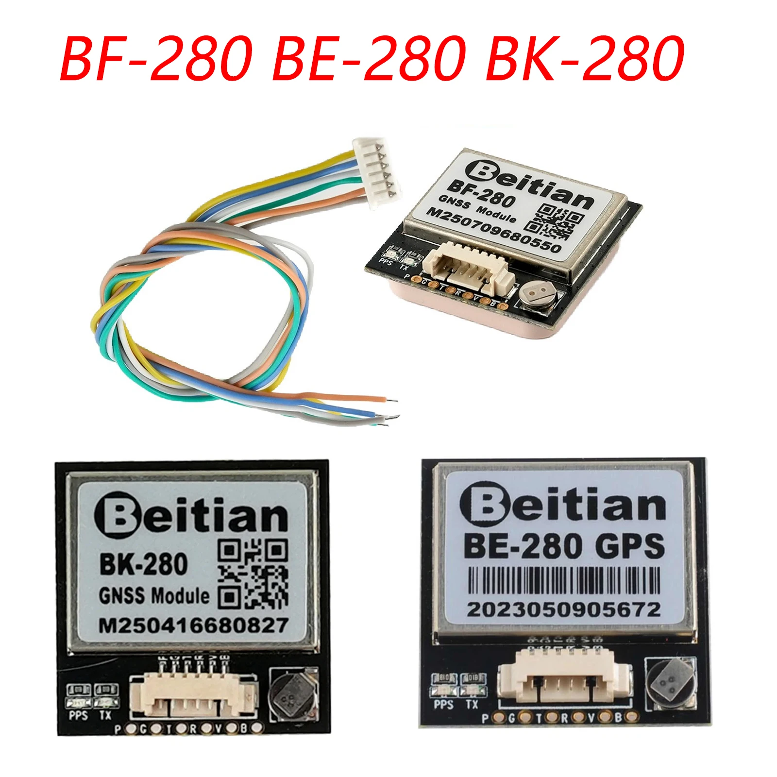 Beitian BF-280 BE-280 BK-280 GPS Module UART TTL Level GPS GLONASS Dual GNSS Modules 4M FLASH for Drone FPV Flight Control