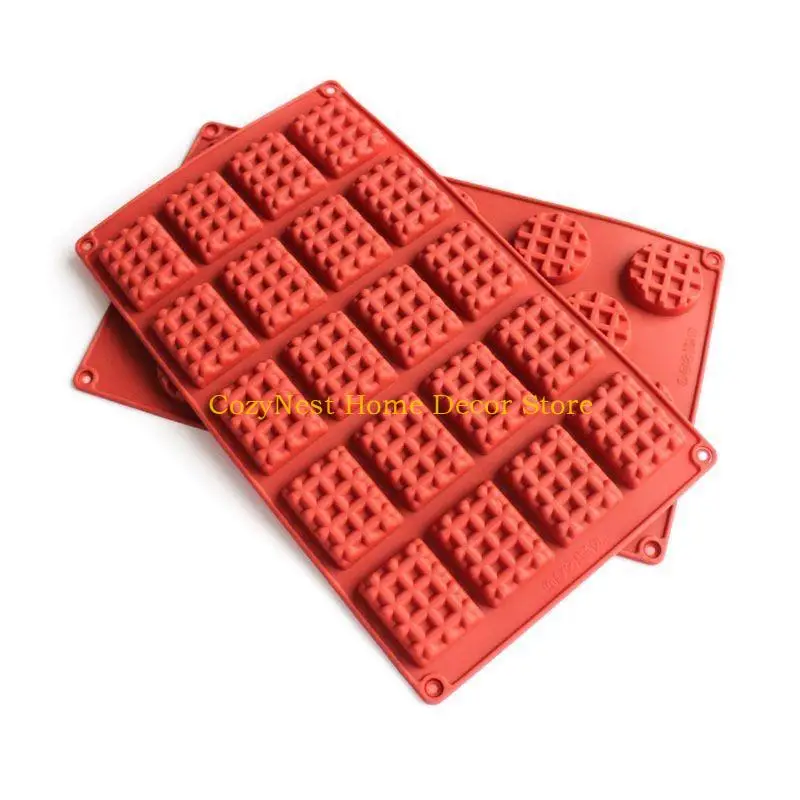 92mf 2pc/set 18/20 Cavity Silicone Mould Maker Cake Cakie Ban Baking #2