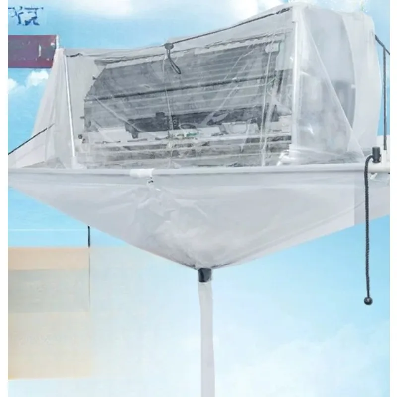Air Conditioner Cleaning Washing Tool Ceiling Wall Mounted PVC Totally Enclosed Air Conditioning Cleaner Washing Tool Cover