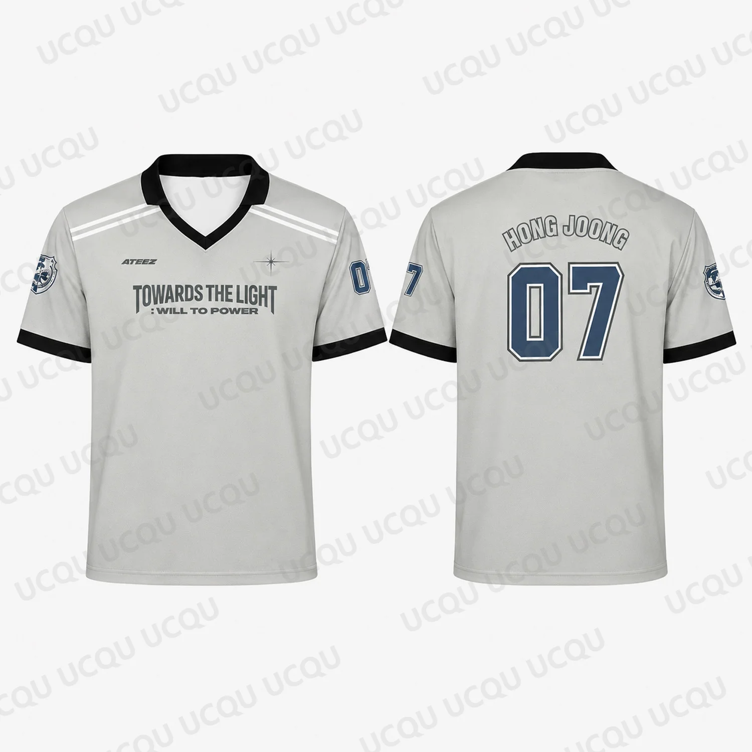 2026 ATEEZ Towards The Light Will To Power Europe Tour Replica Short Sleeve T Shirt Kpop Fan Tee Adult Kids
