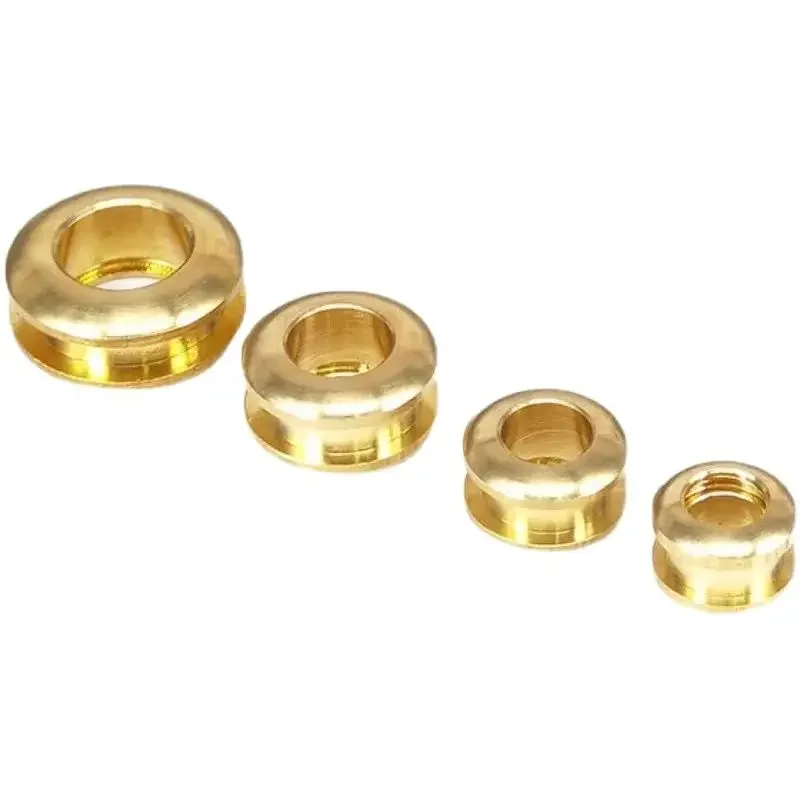 20PCS/Lot Solid Brass Screw Back Eyelets With Screws For Leather Crafts Accessory For Bag Garment Shoe Clothes Jeans Decoration