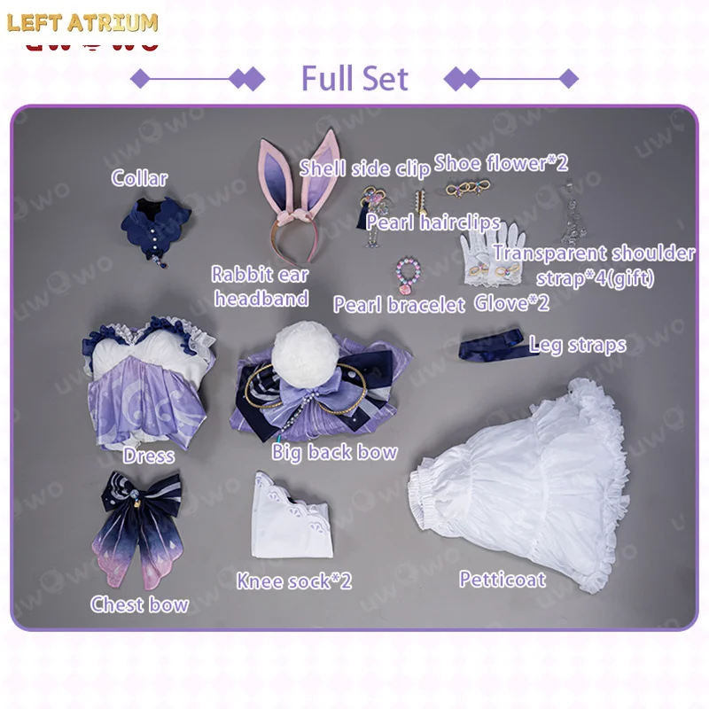LAST BATCH UWOWO Kokomi Cosplay Exclusive Genshin Impact Fanart Cosplay Cute Halloween Costumes Ganyu/Hutao/Keqing/Ayak - view 6