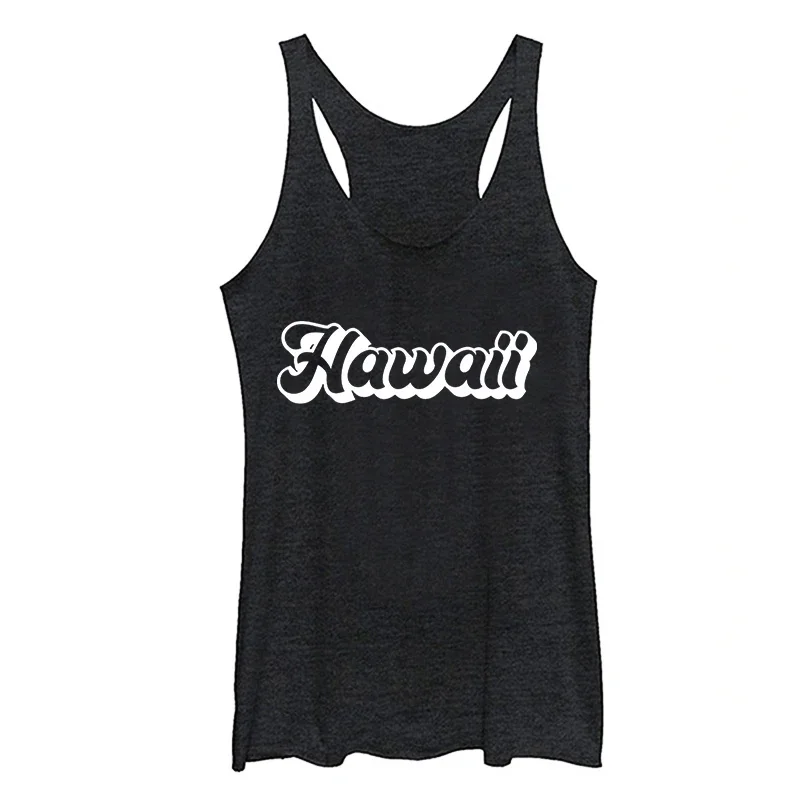 

Hawaii Womens Tops Hawaii Aloha Tank Top Family Trip Shirt Lover Women Tops Casual Sexy Top