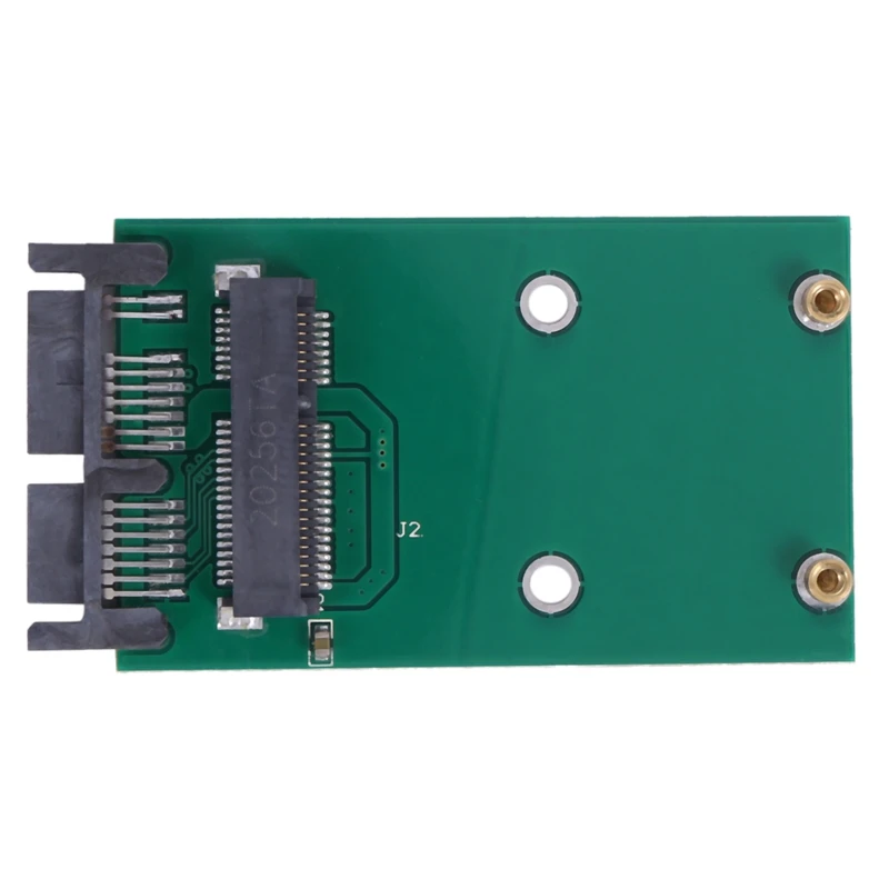 Mini PCI-E MSATA SSD Ke Papan Modul Kartu Konverter Adaptor Micro-SATA 1.8 Inci